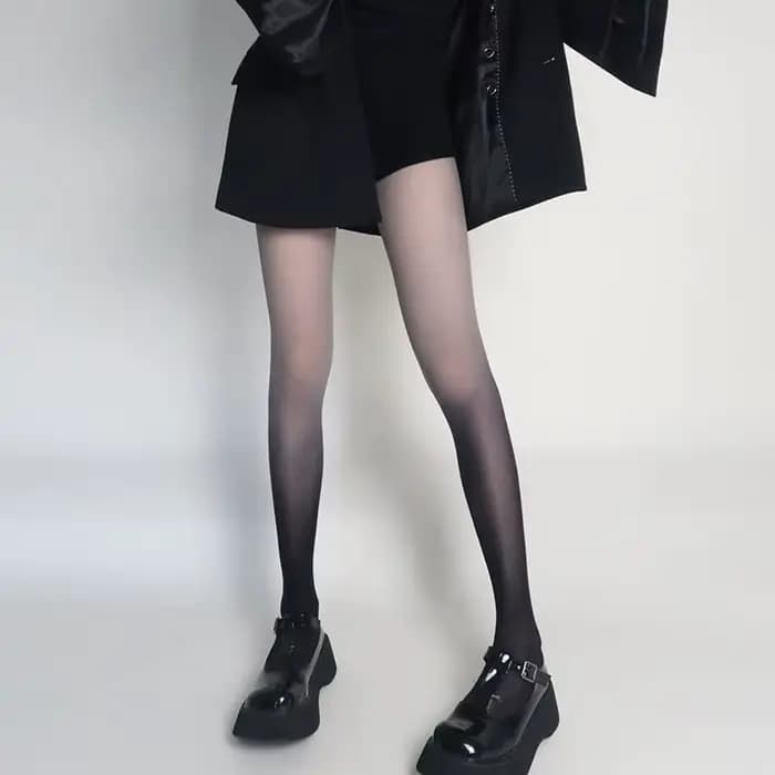 Collants violets dégradés pour femmes