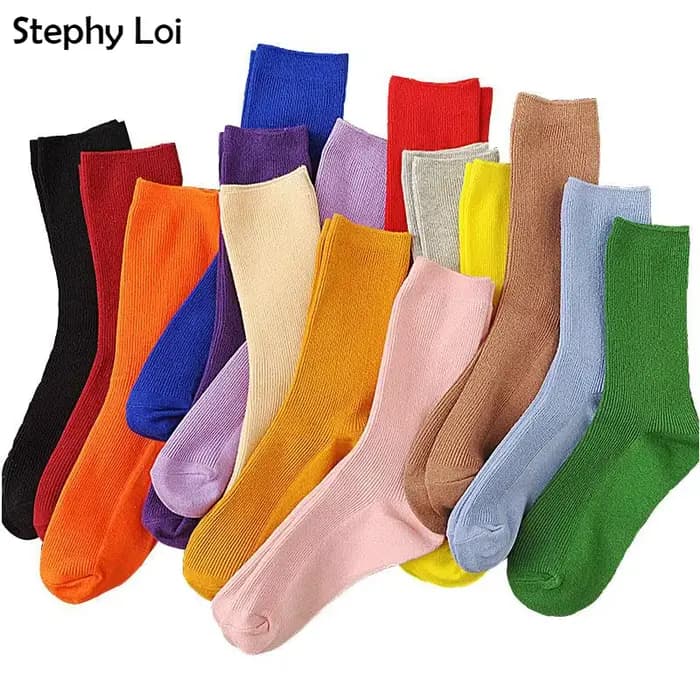 Chaussettes amples en coton pour femmes