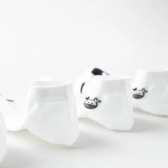 5 paires de chaussettes pour femmes avec vache, mignonnes, uniques, amusantes, confortables, évacuant l'humidité