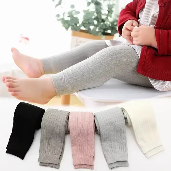 Leggings en tricot torsadé pour enfants