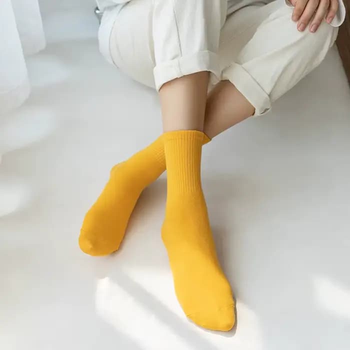 Chaussettes 100 coton pour femmes