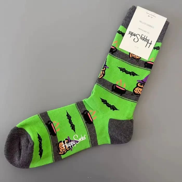 Happy chaussettes mode hommes mi-tube coton