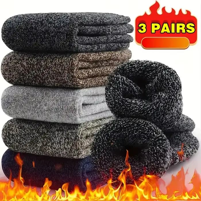 Chaussons en laine mérinos pour hommes