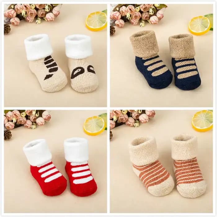 Chaussettes pour bébé en 21 couleurs