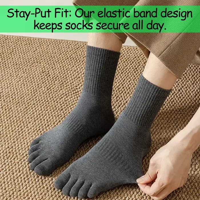 Chaussettes d'hiver à orteils pour hommes