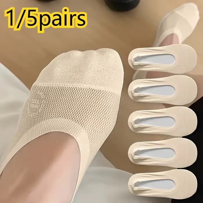 1/5 paires de chaussettes invisibles