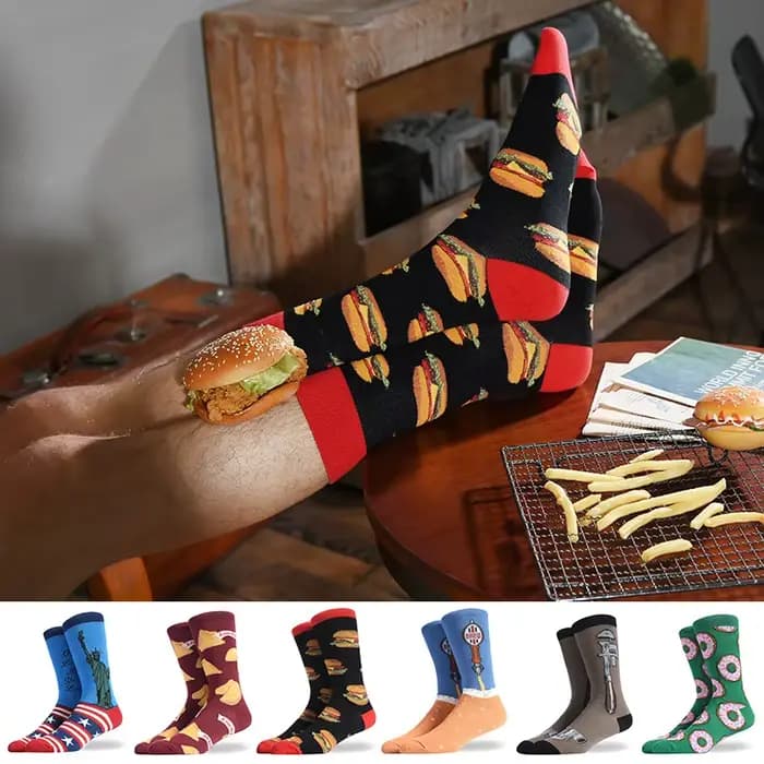 Chaussettes mi-hautes Hip Hop pour hommes