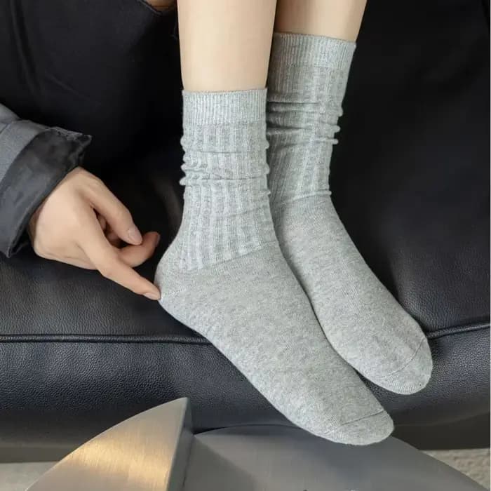 Chaussettes en coton Harajuku pour femmes