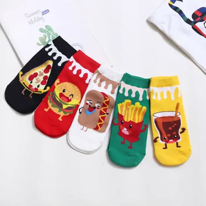 Chaussettes courtes amusantes pour femmes