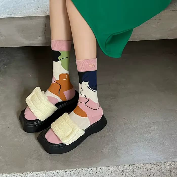 Chaussettes de mode personnalisées