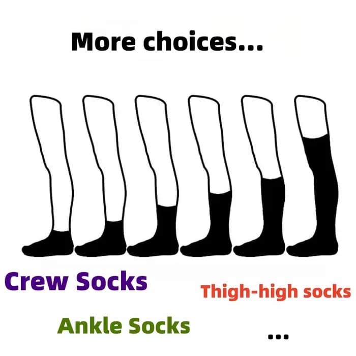 Chaussettes personnalisées Miosam USD5