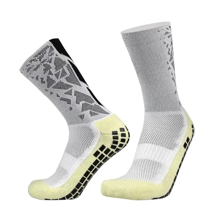 Chaussettes de Football antidérapantes en Silicone Takraw hommes femmes Sport basket-ball Grip chaussettes de Football