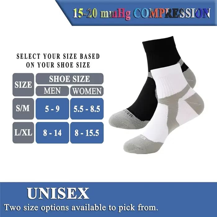 Chaussettes de cheville athlétiques pour hommes et femmes