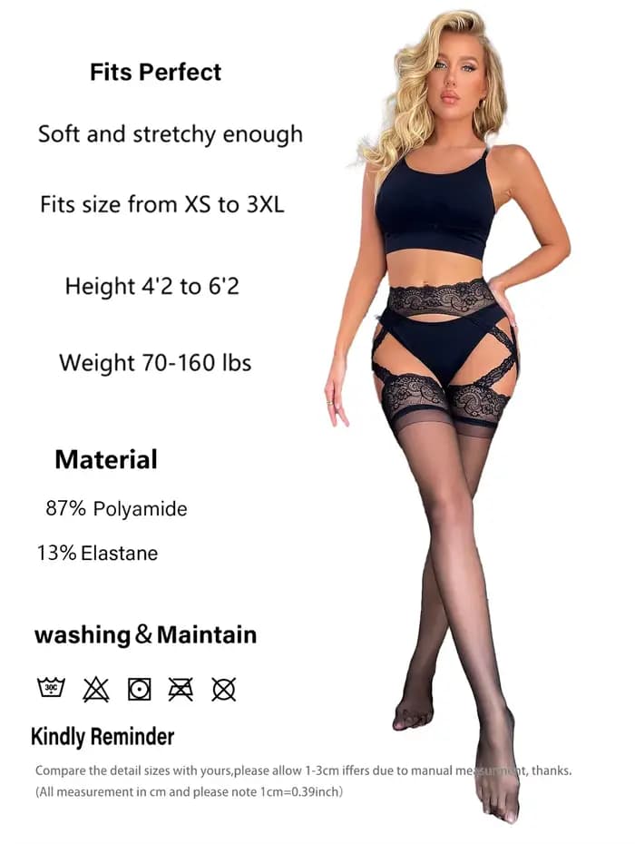Collants résille sans entrejambe pour femmes