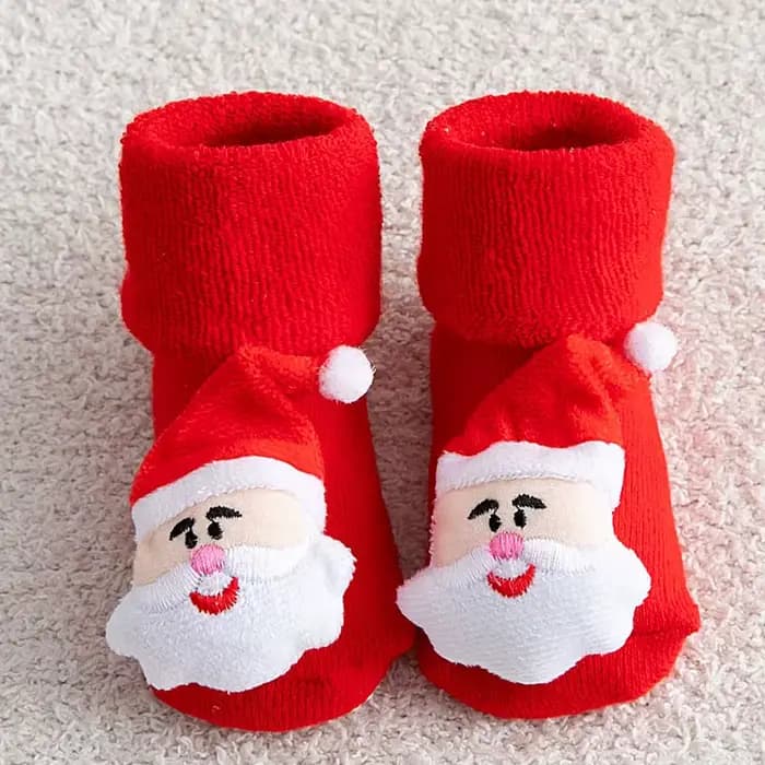 Chaussettes en coton épais pour enfants