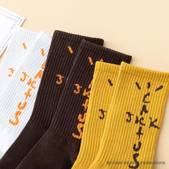 Chaussettes hautes en noix de cajou pour hommes et femmes