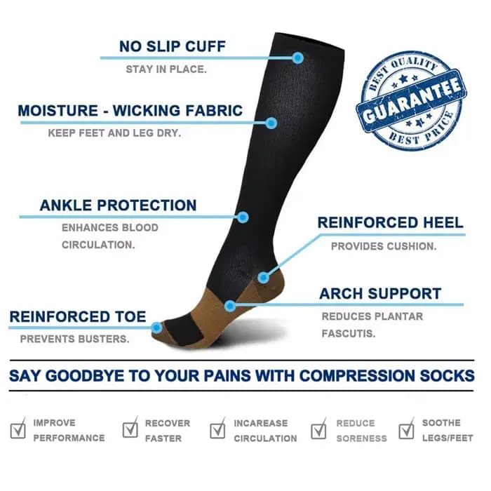 Bas de Compression pour hommes et femmes