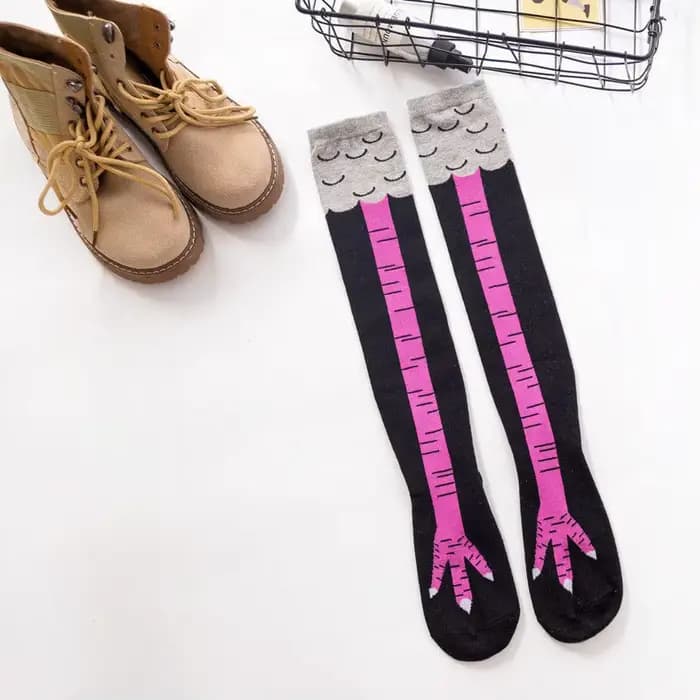 Pattes de poulet pieds chaussettes femmes