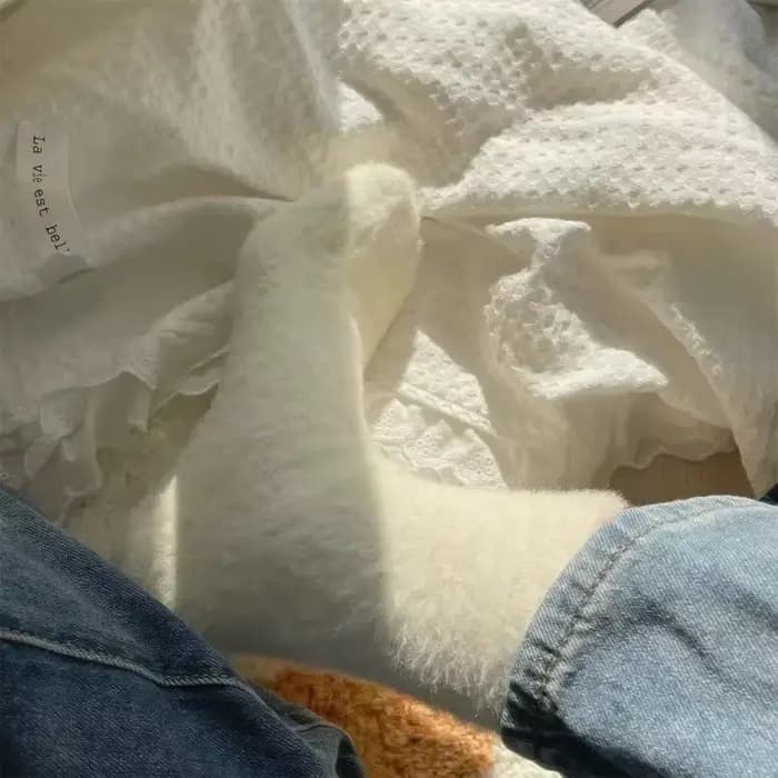 Chaussettes mi-tube épaisses pour femmes