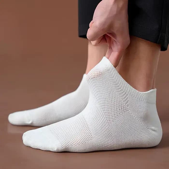 Chaussettes courtes en coton pour hommes