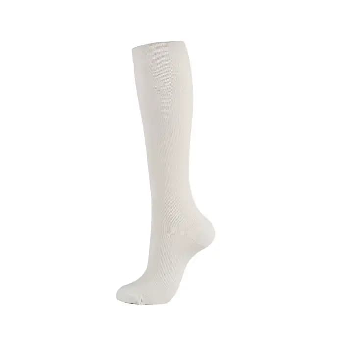 1 paire de chaussettes de Compression pour hommes et femmes, chaussettes élastiques médicales pour varices et diabétiques, Sports de plein air, course à pied, randonnée, cyclisme