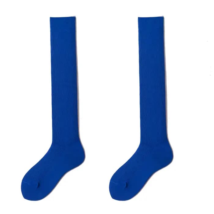 Chaussettes hautes colorées pour femmes