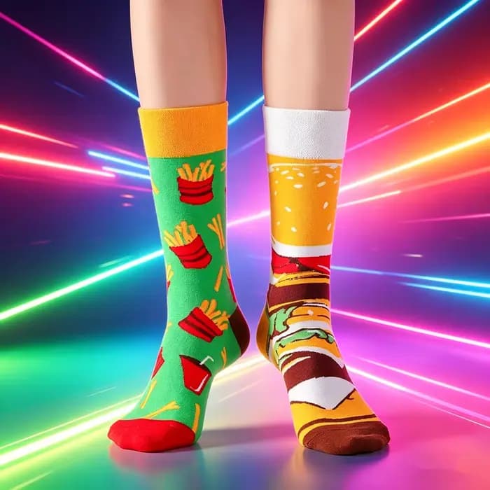 1 Paire de Chaussettes Originales AB Tide pour Homme et Femme