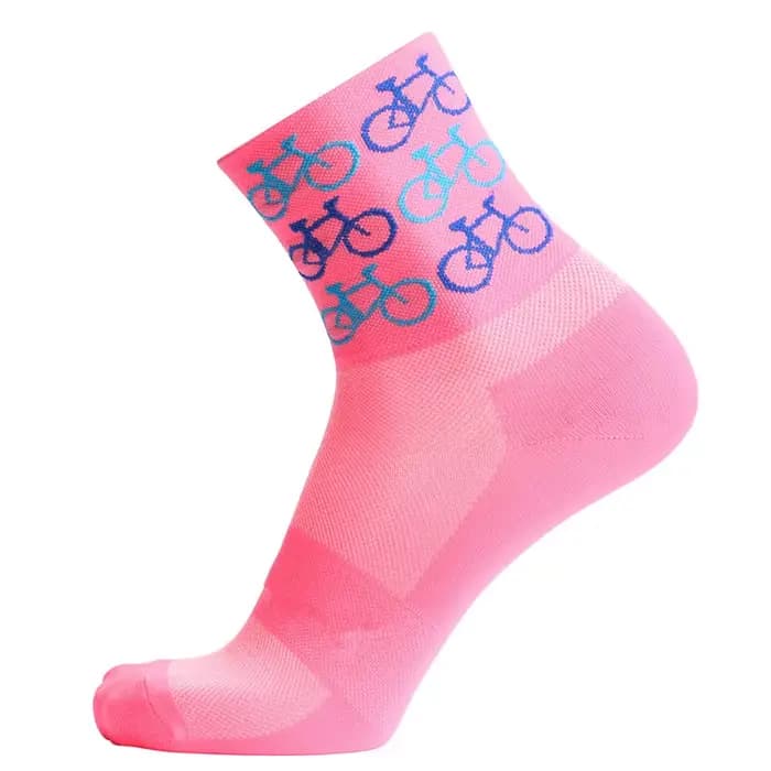 Chaussettes de cyclisme respirantes pour hommes et femmes