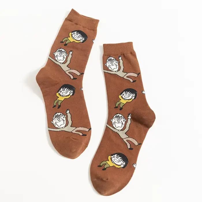 Chaussettes de dessin animé pour femmes