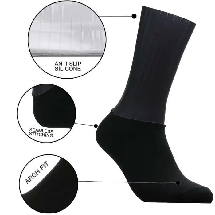 Chaussettes de cyclisme à rayures Aero