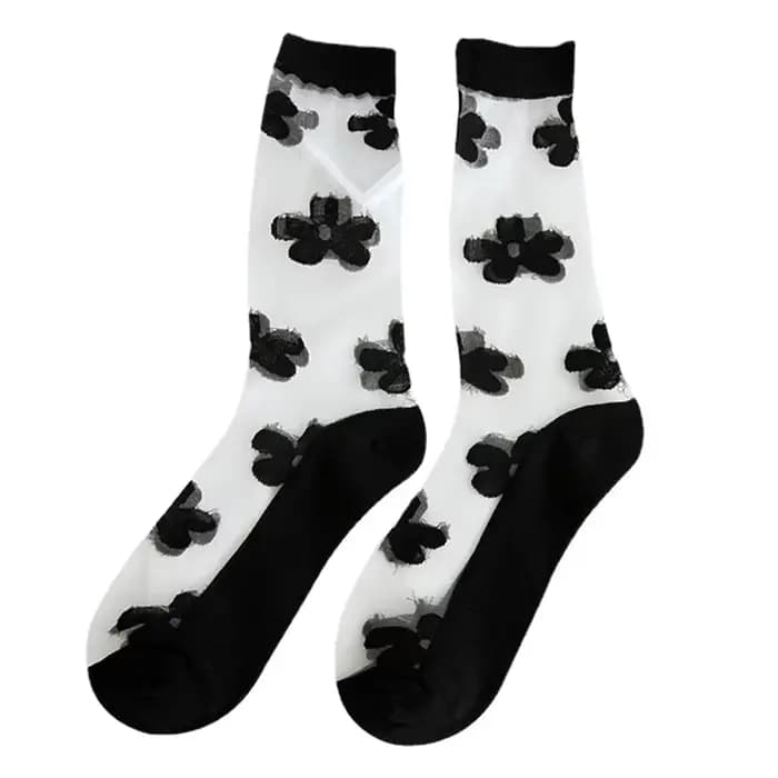 Chaussettes mi-tube d'été pour femmes