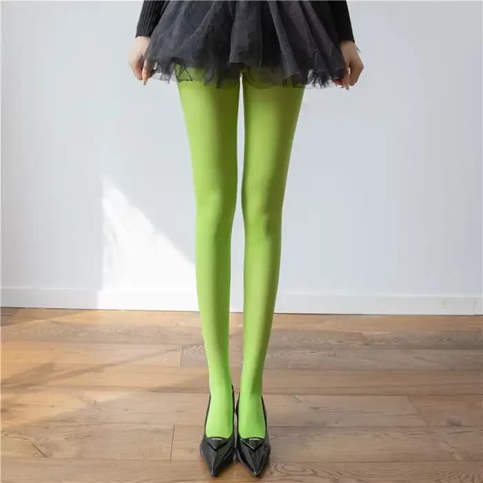 Collants Sexy de couleur Pure pour femmes