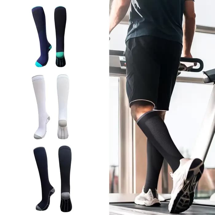 1 paire de chaussettes de compression 20-30 mmHg
