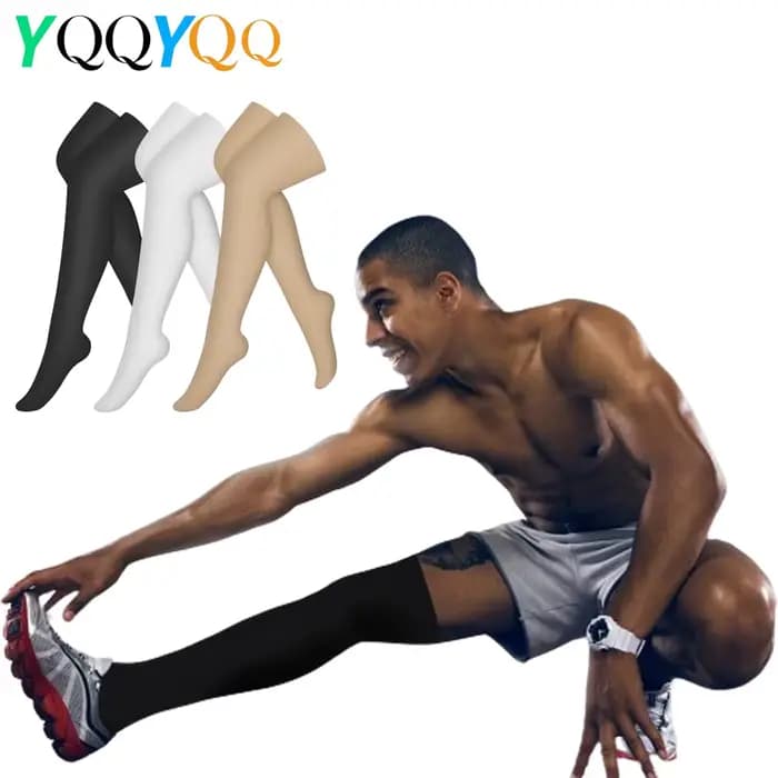 1 paire de bas de Compression pour femmes et hommes