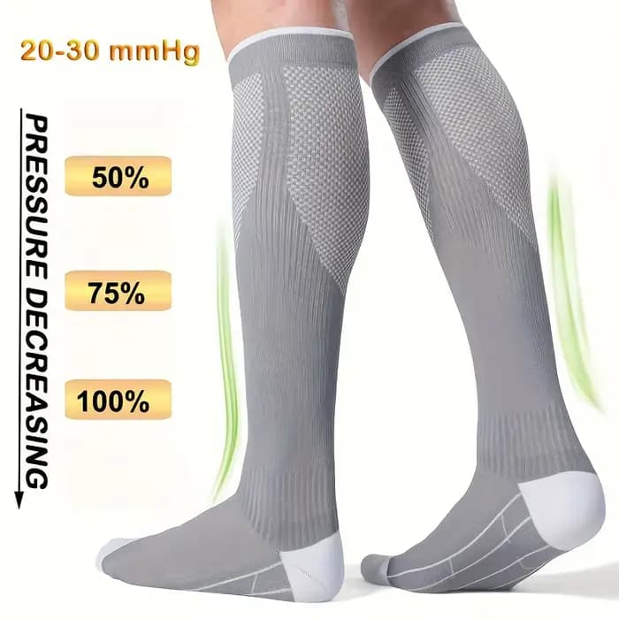 1 paire de chaussettes de compression 20-30 mmHg