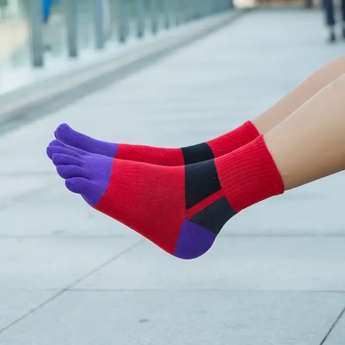 Chaussettes de sport à 5 doigts pour homme