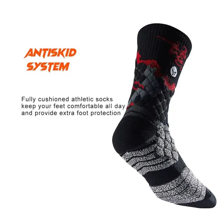 Chaussettes de sport professionnelles avec coussin de cheville