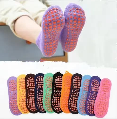 10 paires pack été 2025 chaussettes pour enfants chaussettes de sol pour bébé chaussettes antidérapantes chaussettes trampoline pour enfants