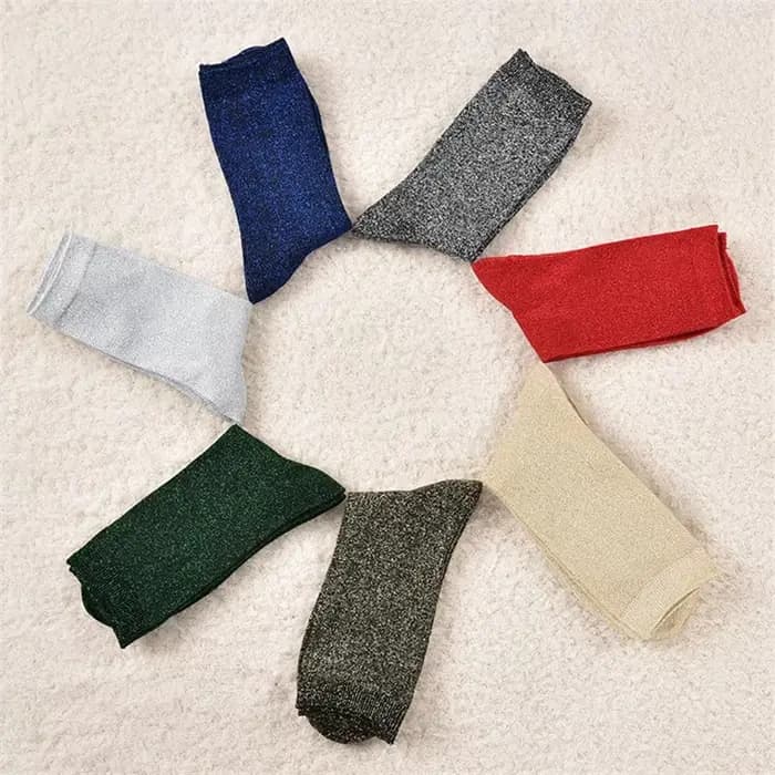 Chaussettes Tube à paillettes pour femmes