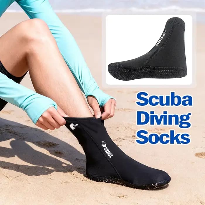 Chaussettes de plongée professionnelles en néoprène 2MM pour hommes et femmes