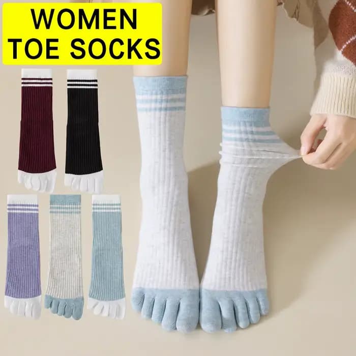 1 paires de chaussettes à orteils pour femmes