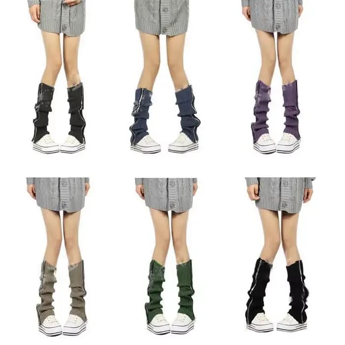Chaussettes longues en laine pour femmes