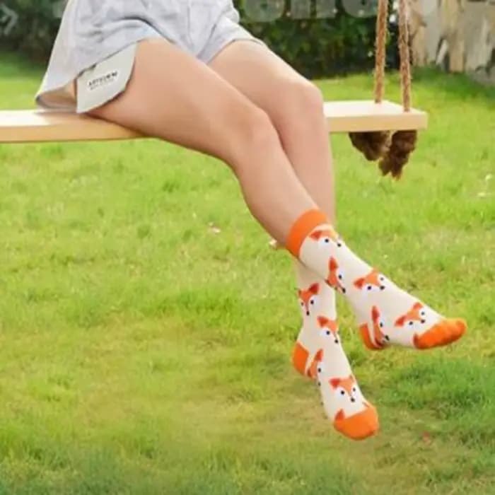 Chaussettes Jacquard créatives pour femmes