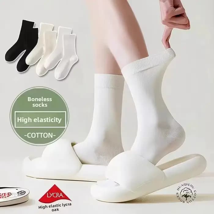 5 paires de chaussettes mi-mollet pour femmes