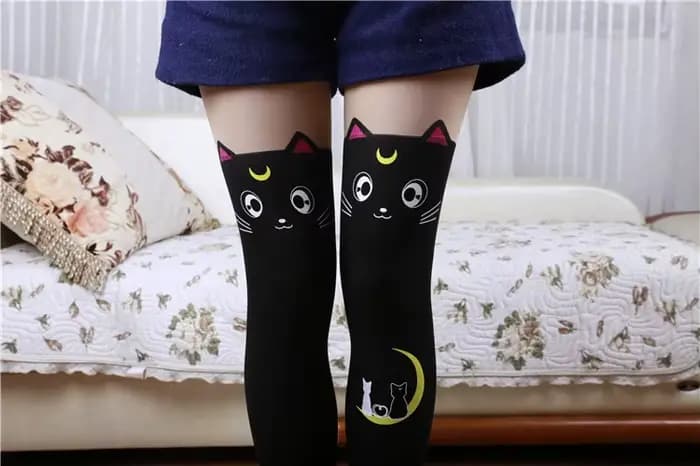 Collants chat JK pour filles