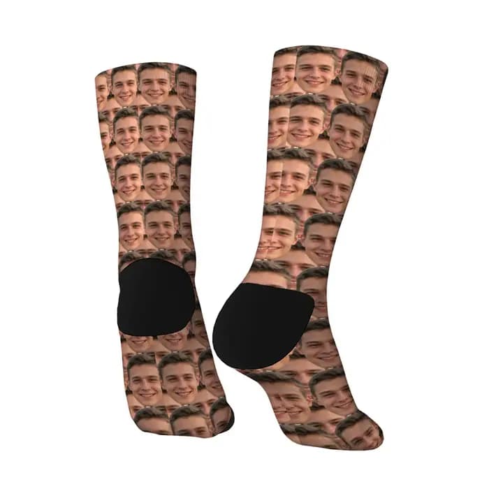 Chaussettes personnalisées avec photo