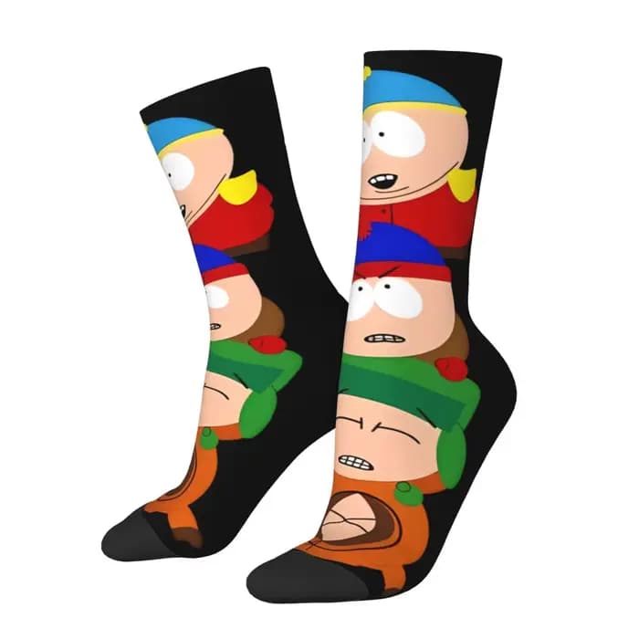 Chaussette en laine unisexe S-southpark Theme Breaking Park RNCan High FS