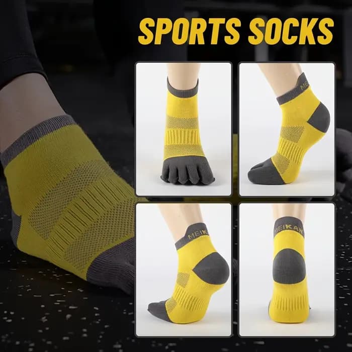 WRELS COl'hyMAX-Chaussettes de sport respirantes à cinq doigts