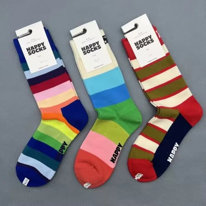 Chaussettes colorées drôles