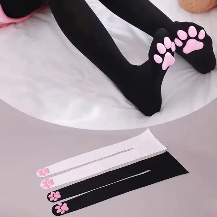 Nouveau chat patte chaussettes pour femmes filles Kawaii 3D